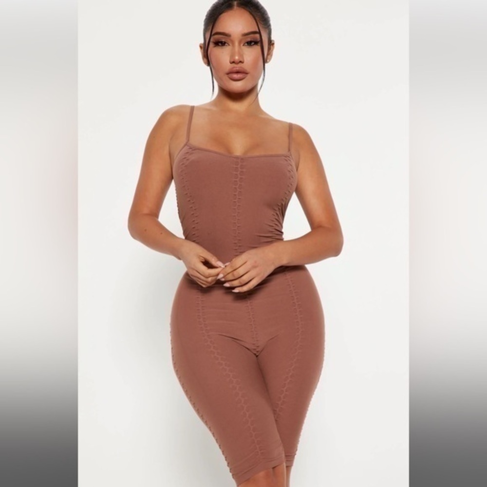 Bozzolo Everyday Romper - Mocha‎ Brown size S/M REFFNB